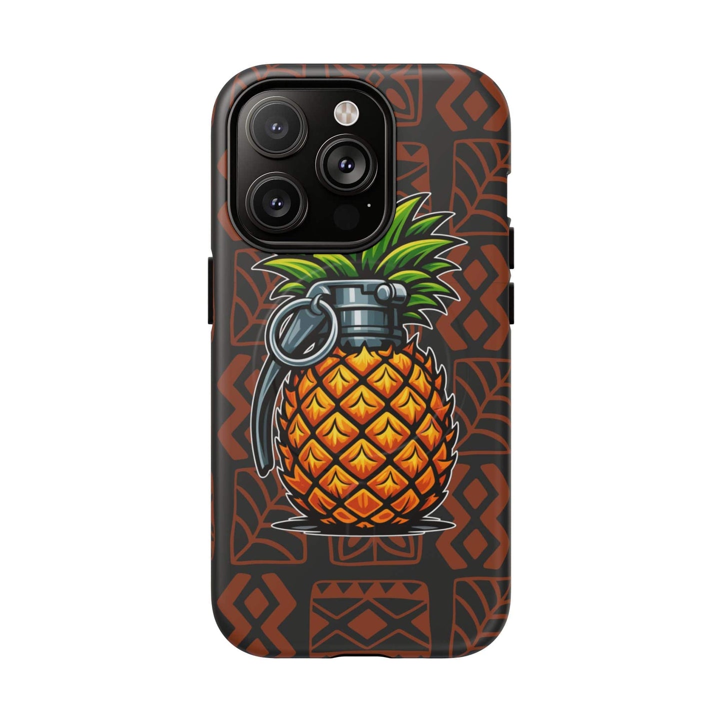 K-Factor Supply Co Pineapple Grenade Mk 1 Mod 1 Tough Magnetic iPhone Case iPhone 14 Pro / Matte