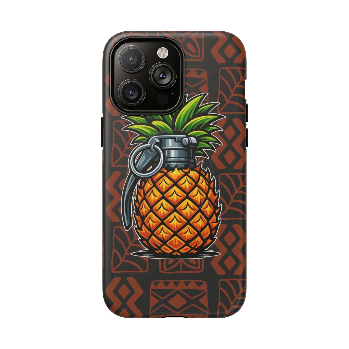 K-Factor Supply Co Pineapple Grenade Mk 1 Mod 1 Tough Magnetic iPhone Case iPhone 14 Pro Max / Matte
