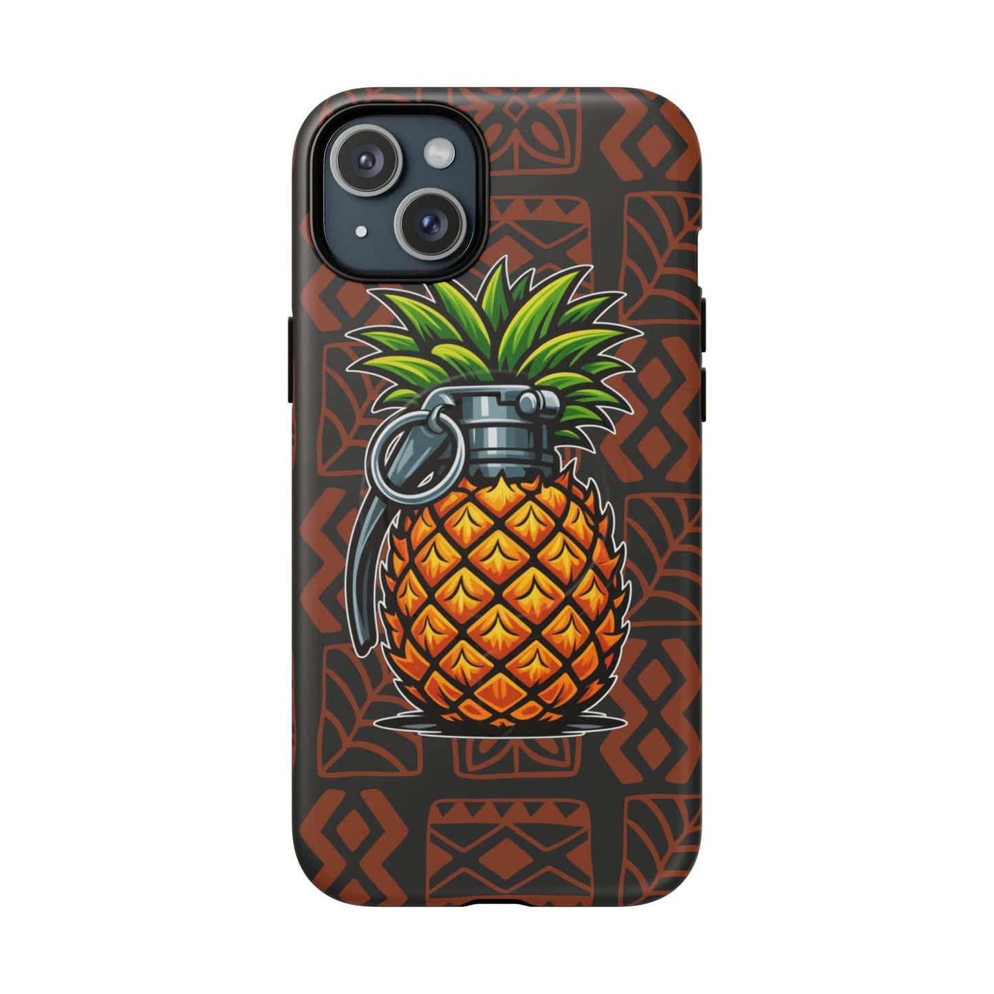 K-Factor Supply Co Pineapple Grenade Mk 1 Mod 1 Tough Magnetic iPhone Case iPhone 15 Plus / Matte