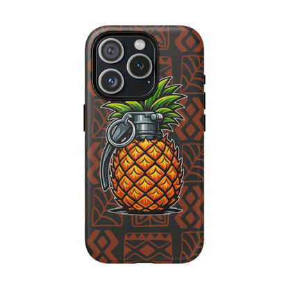 K-Factor Supply Co Pineapple Grenade Mk 1 Mod 1 Tough Magnetic iPhone Case iPhone 15 Pro / Matte