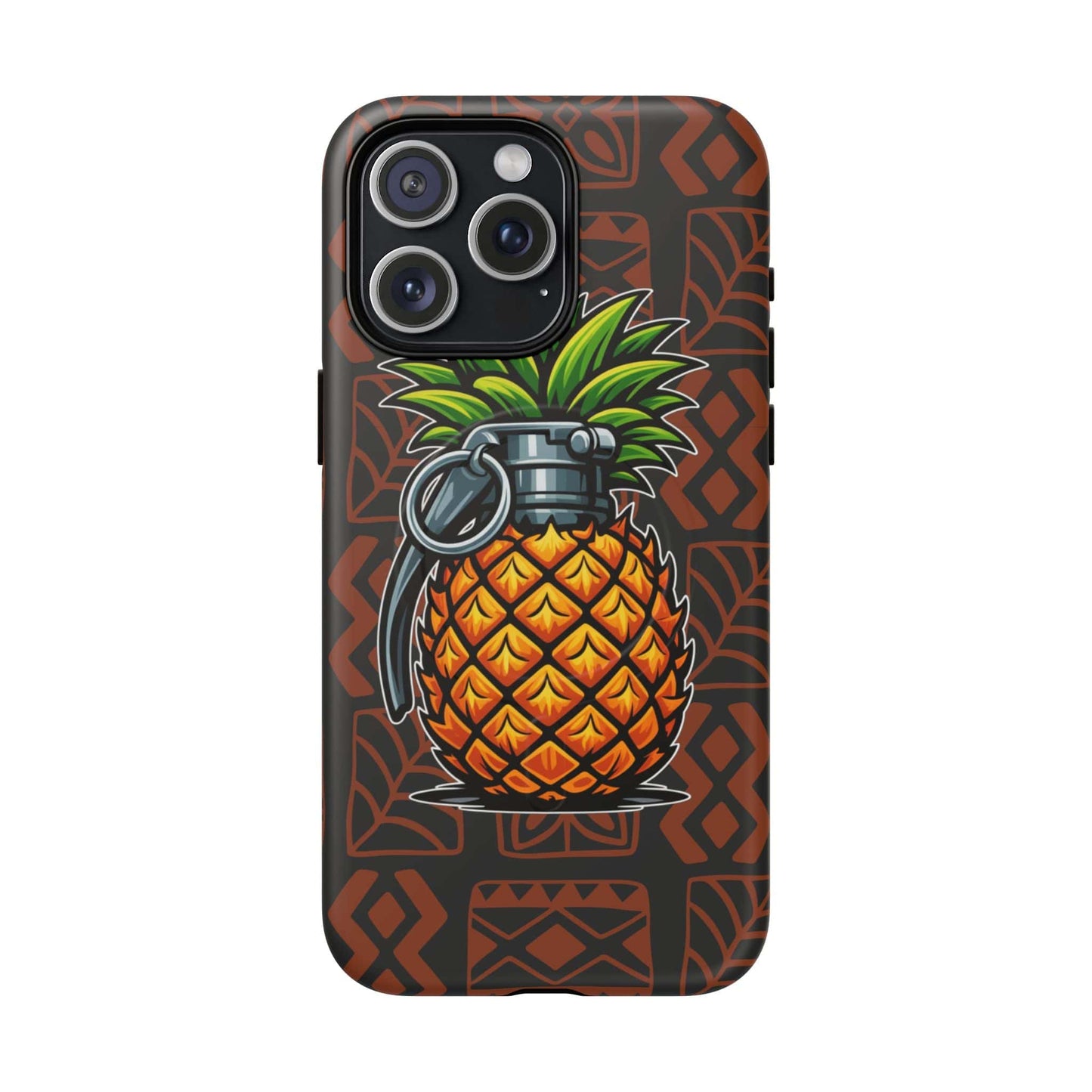 K-Factor Supply Co Pineapple Grenade Mk 1 Mod 1 Tough Magnetic iPhone Case iPhone 15 Pro Max / Matte