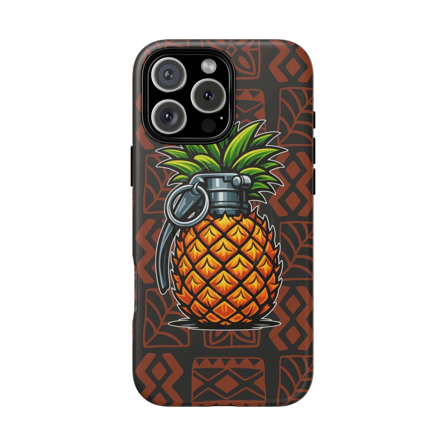 K-Factor Supply Co Pineapple Grenade Mk 1 Mod 1 Tough Magnetic iPhone Case iPhone 16 Pro Max / Matte