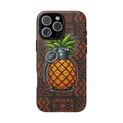 K-Factor Supply Co Pineapple Grenade Mk 1 Mod 1 Tough Magnetic iPhone Case iPhone 16 Pro Max / Matte