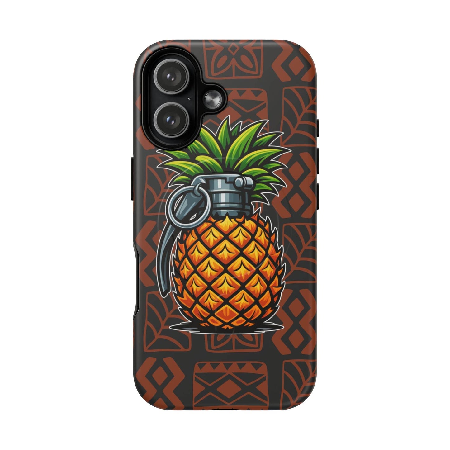 K-Factor Supply Co Pineapple Grenade Mk 1 Mod 1 Tough Magnetic iPhone Case iPhone 17 / Matte