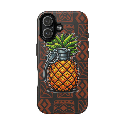 K-Factor Supply Co Pineapple Grenade Mk 1 Mod 1 Tough Magnetic iPhone Case iPhone 17 / Matte