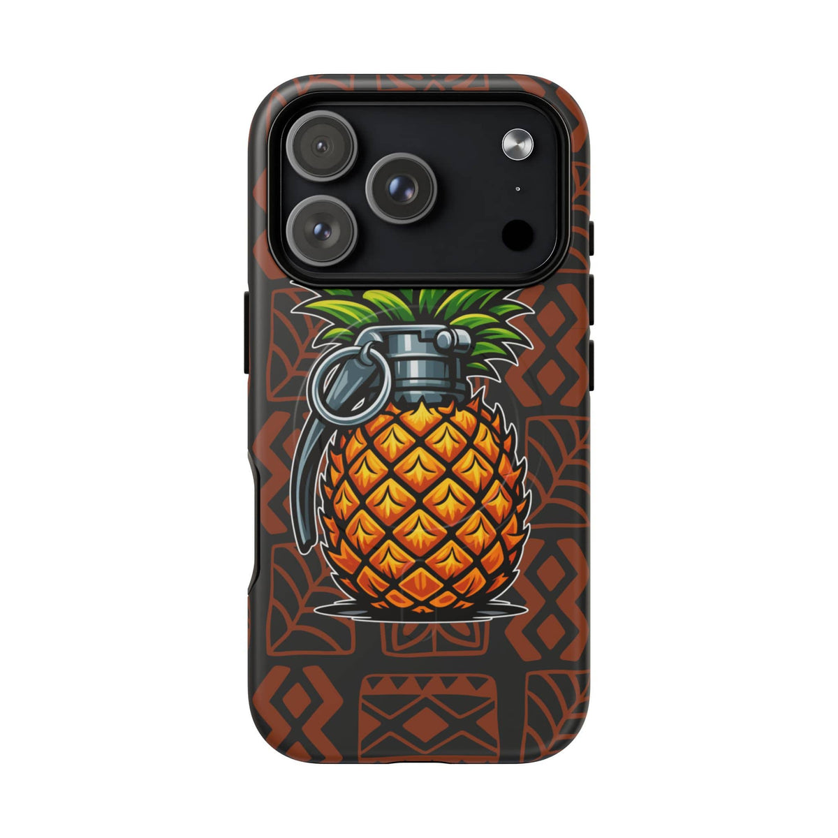 K-Factor Supply Co Pineapple Grenade Mk 1 Mod 1 Tough Magnetic iPhone Case iPhone 17 Pro / Matte