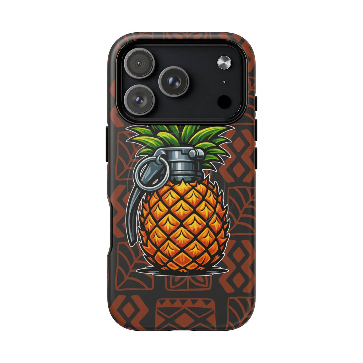 K-Factor Supply Co Pineapple Grenade Mk 1 Mod 1 Tough Magnetic iPhone Case iPhone 18 Pro / Matte