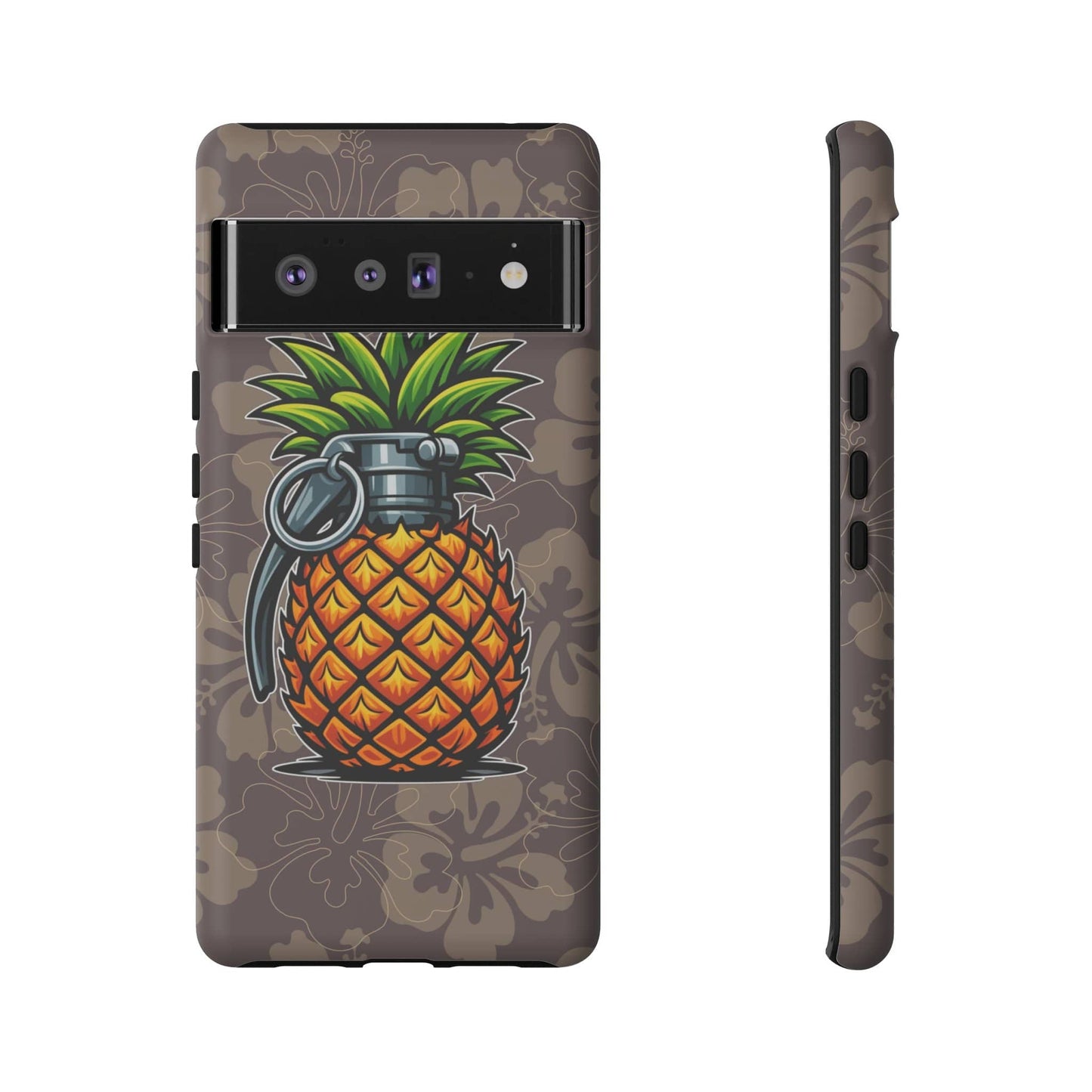 K-Factor Supply Co Pineapple Grenade Mk 1 Mod 2 Tough Android Case Google Pixel 6 Pro / Matte