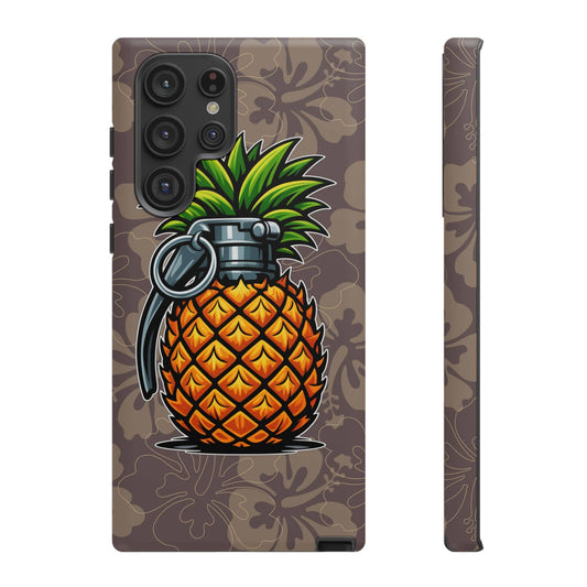 K-Factor Supply Co Pineapple Grenade Mk 1 Mod 2 Tough Android Case Samsung Galaxy S22 Ultra / Matte