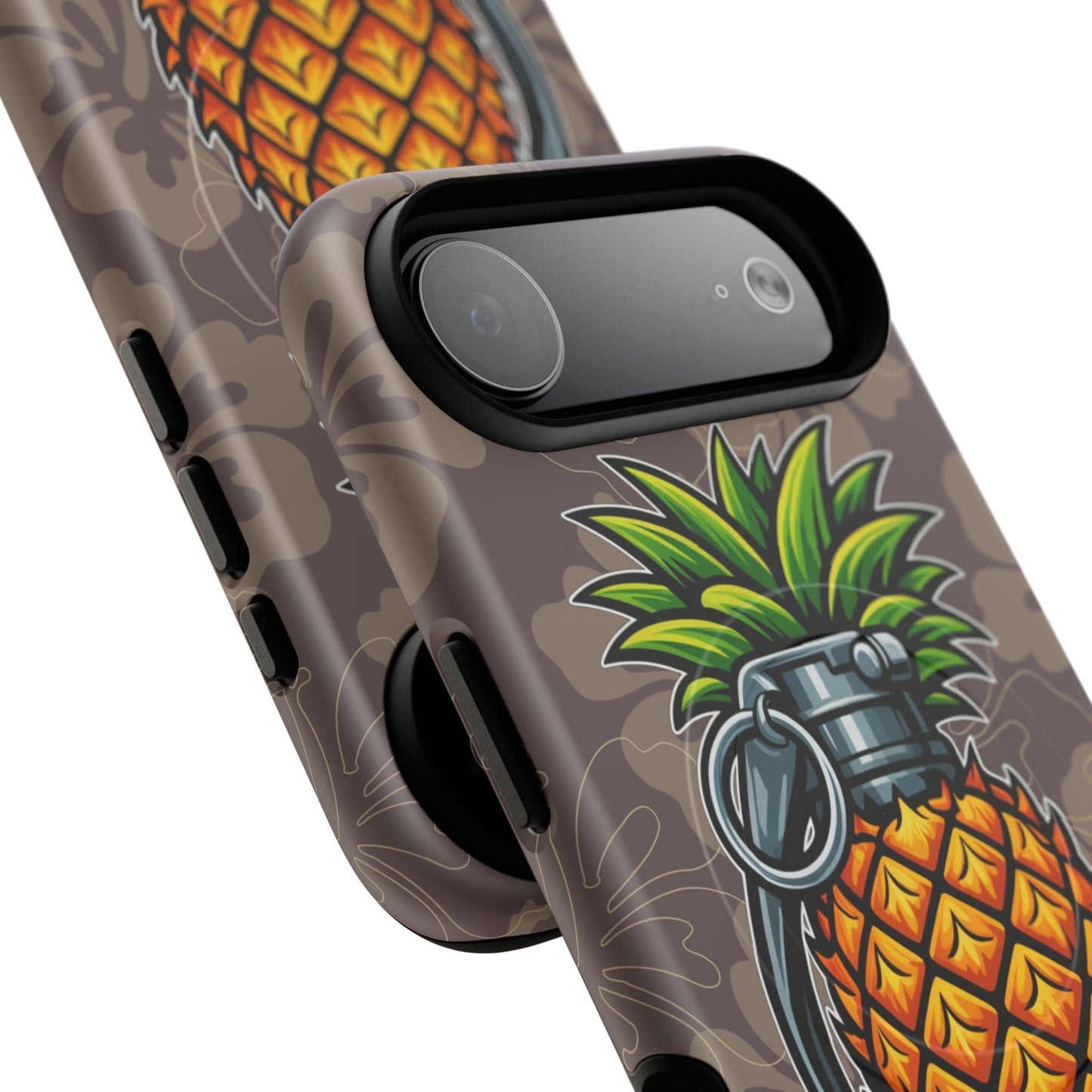 K-Factor Supply Co Pineapple Grenade Mk 1 Mod 2 Tough Magnetic iPhone Case