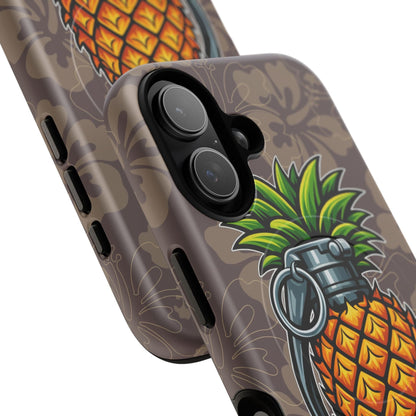 K-Factor Supply Co Pineapple Grenade Mk 1 Mod 2 Tough Magnetic iPhone Case