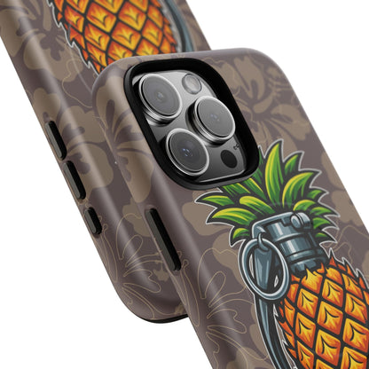 K-Factor Supply Co Pineapple Grenade Mk 1 Mod 2 Tough Magnetic iPhone Case