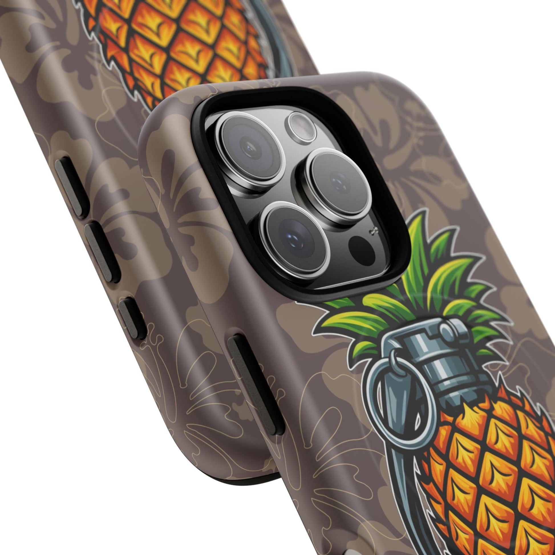 K-Factor Supply Co Pineapple Grenade Mk 1 Mod 2 Tough Magnetic iPhone Case