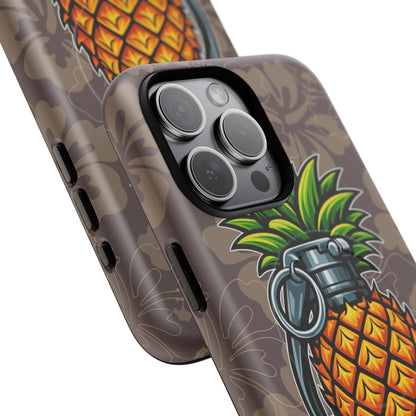 K-Factor Supply Co Pineapple Grenade Mk 1 Mod 2 Tough Magnetic iPhone Case