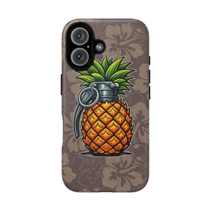 K-Factor Supply Co Pineapple Grenade Mk 1 Mod 2 Tough Magnetic iPhone Case iPhone 16 / Matte