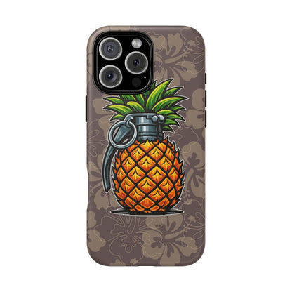 K-Factor Supply Co Pineapple Grenade Mk 1 Mod 2 Tough Magnetic iPhone Case iPhone 16 Pro Max / Matte