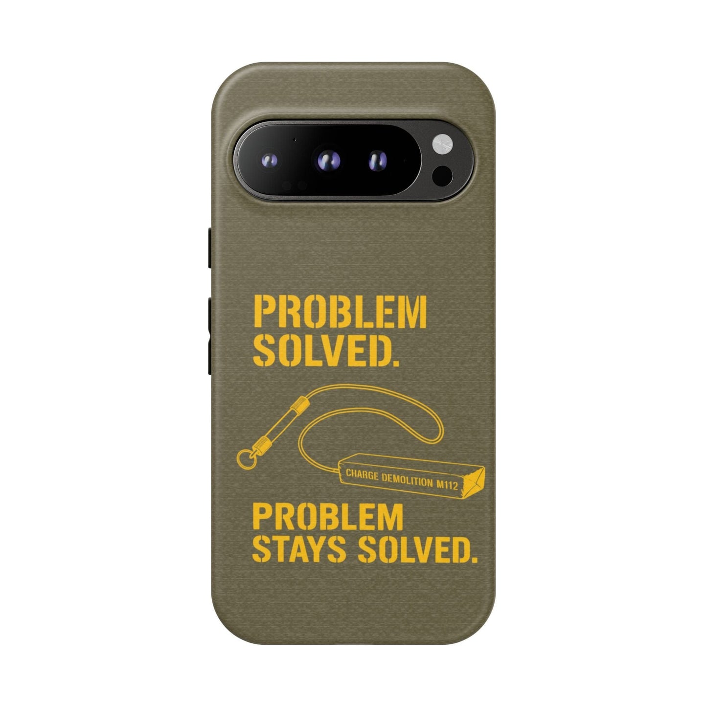 K-Factor Supply Co Problem Solved Tough Android Case Google Pixel 9 Pro / Matte
