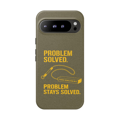 K-Factor Supply Co Problem Solved Tough Android Case Google Pixel 9 Pro XL / Matte