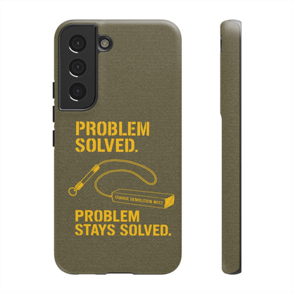 K-Factor Supply Co Problem Solved Tough Android Case Samsung Galaxy S22 / Matte
