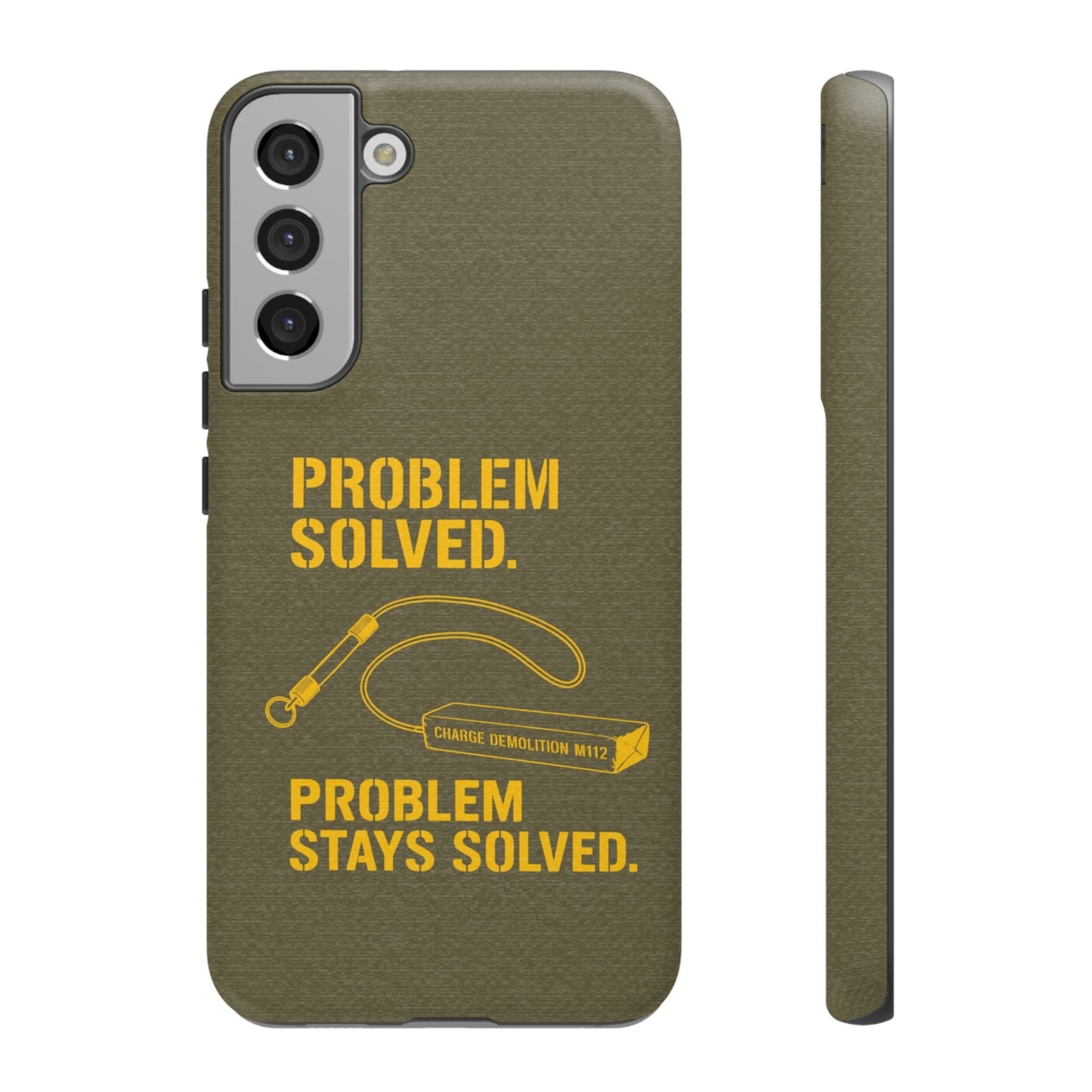 K-Factor Supply Co Problem Solved Tough Android Case Samsung Galaxy S22 Plus