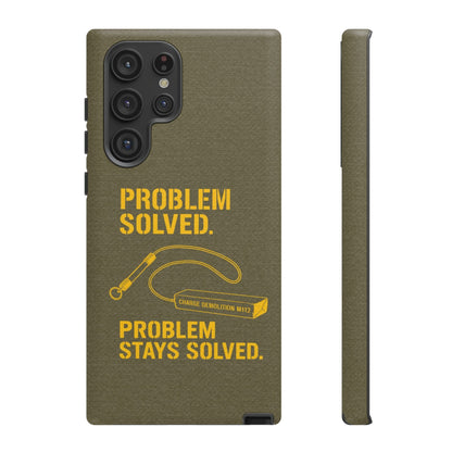 K-Factor Supply Co Problem Solved Tough Android Case Samsung Galaxy S22 Ultra / Matte