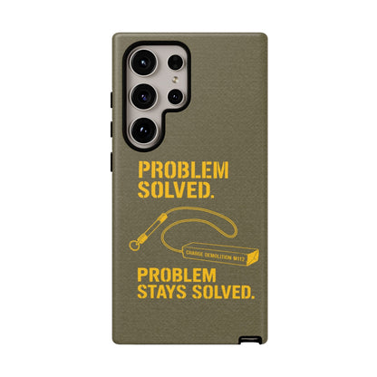 K-Factor Supply Co Problem Solved Tough Android Case Samsung Galaxy S24 Ultra / Matte