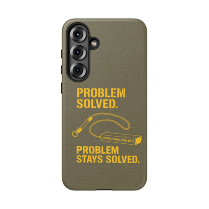K-Factor Supply Co Problem Solved Tough Android Case Samsung Galaxy S25 Plus