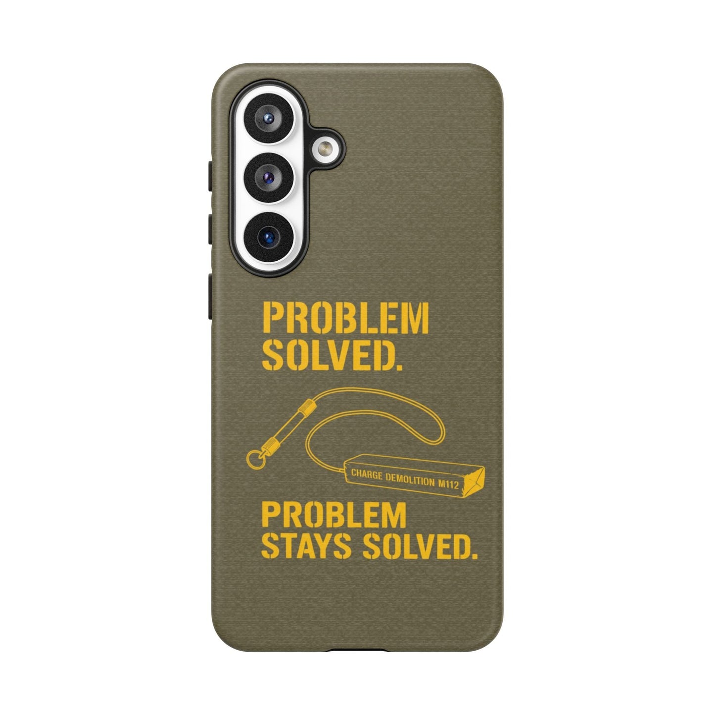 K-Factor Supply Co Problem Solved Tough Android Case Samsung Galaxy S26 Plus / Matte