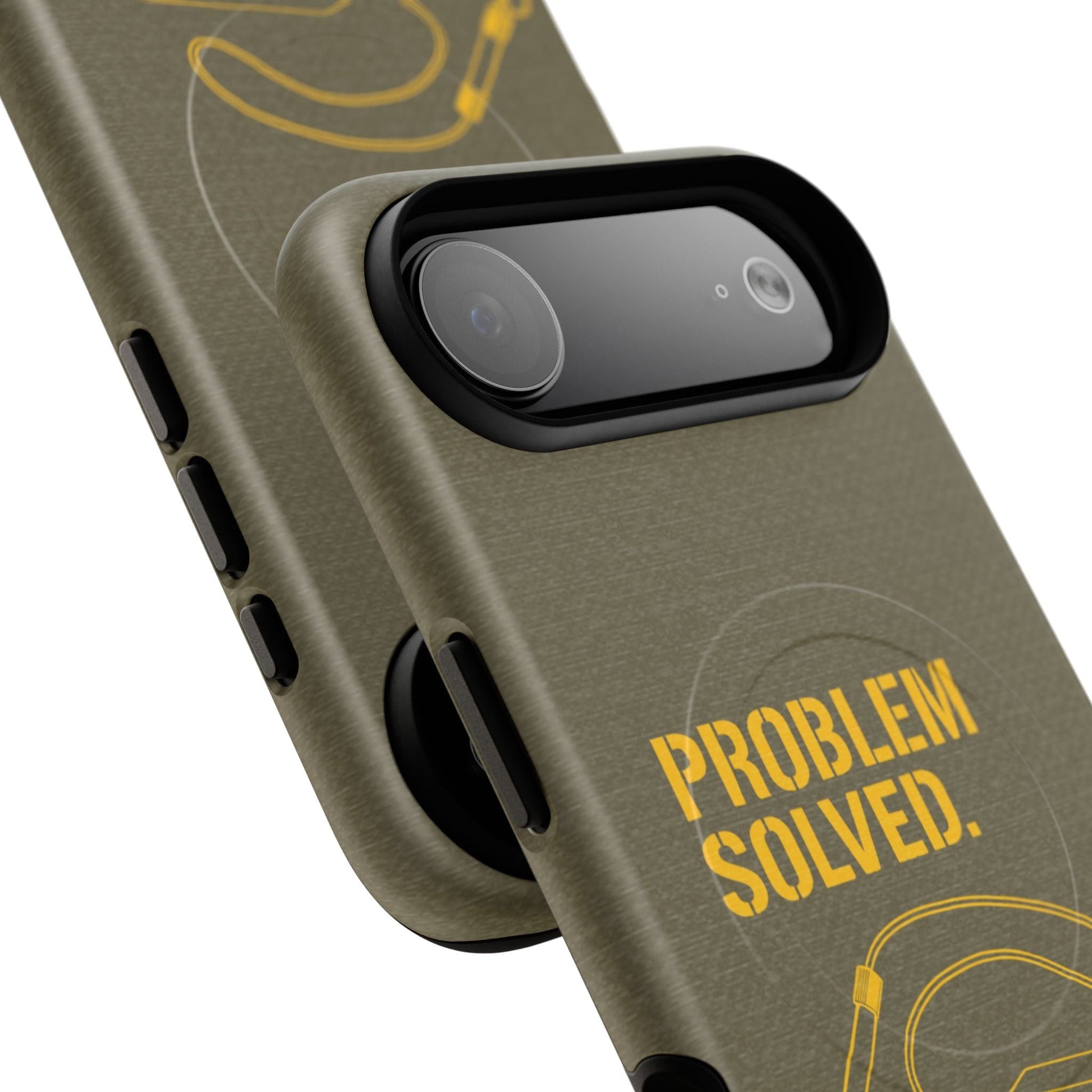 K-Factor Supply Co Problem Solved Tough Magnetic iPhone Case