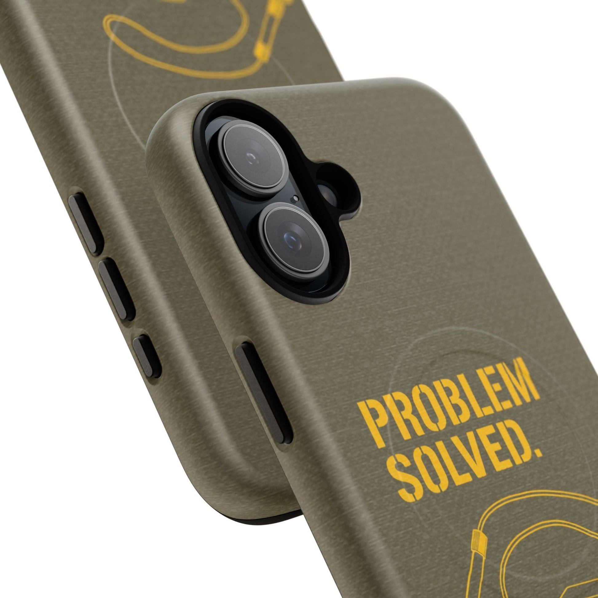 K-Factor Supply Co Problem Solved Tough Magnetic iPhone Case