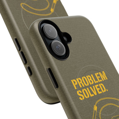 K-Factor Supply Co Problem Solved Tough Magnetic iPhone Case