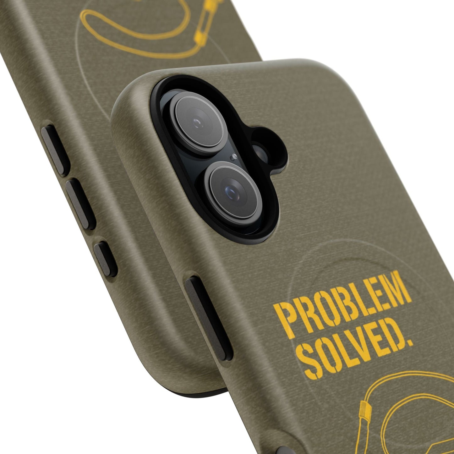 K-Factor Supply Co Problem Solved Tough Magnetic iPhone Case