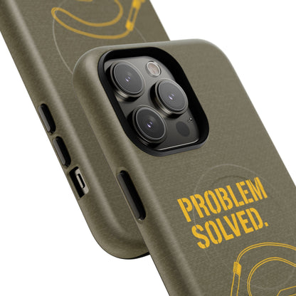 K-Factor Supply Co Problem Solved Tough Magnetic iPhone Case