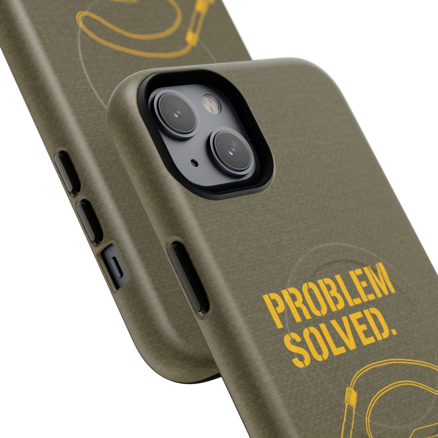 K-Factor Supply Co Problem Solved Tough Magnetic iPhone Case