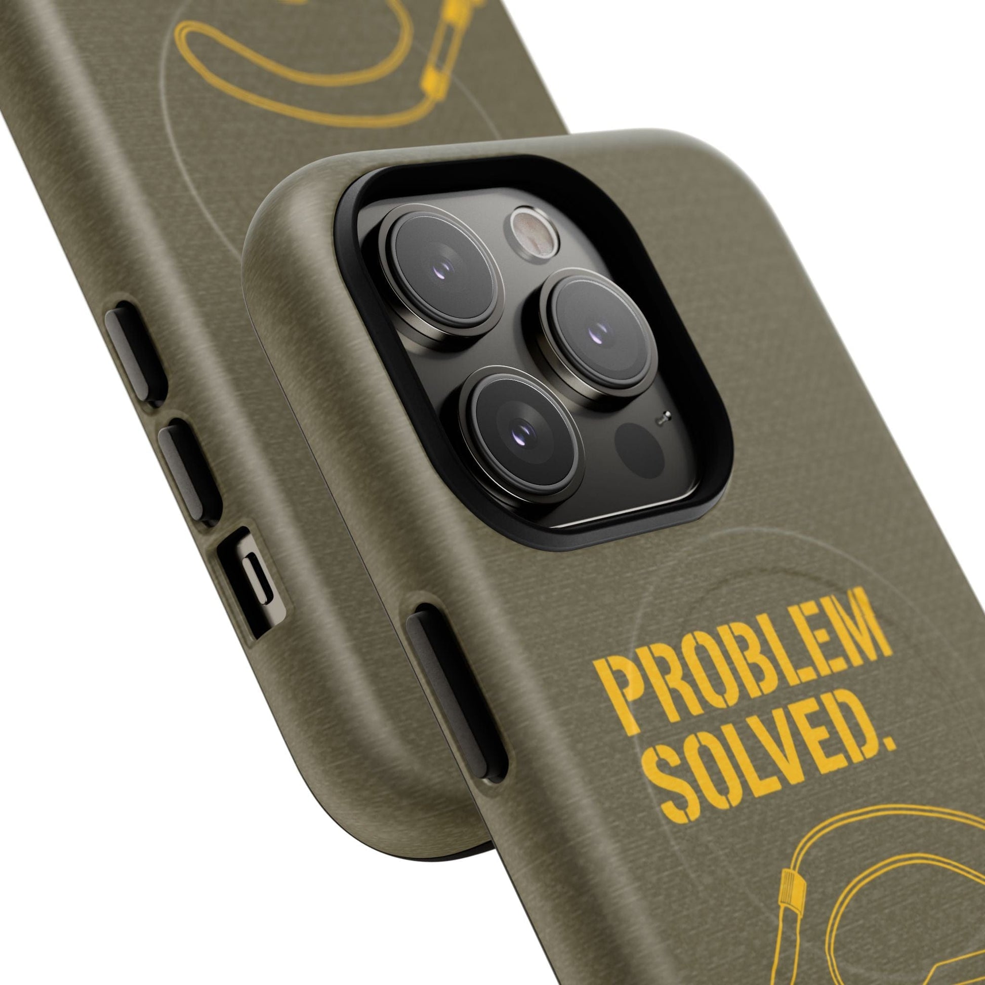 K-Factor Supply Co Problem Solved Tough Magnetic iPhone Case