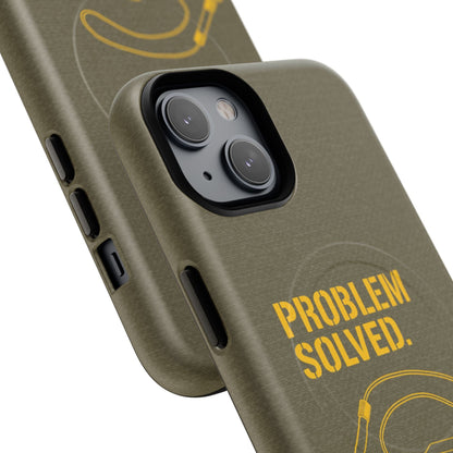 K-Factor Supply Co Problem Solved Tough Magnetic iPhone Case