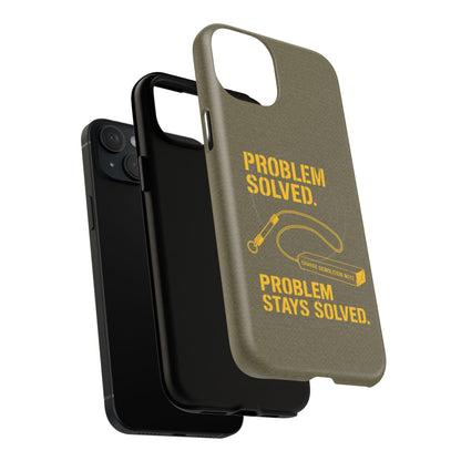 K-Factor Supply Co Problem Solved Tough Magnetic iPhone Case