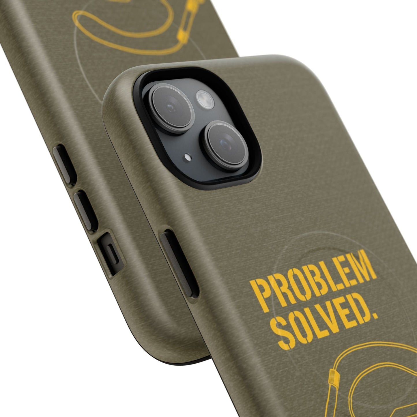 K-Factor Supply Co Problem Solved Tough Magnetic iPhone Case
