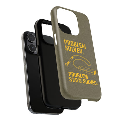 K-Factor Supply Co Problem Solved Tough Magnetic iPhone Case