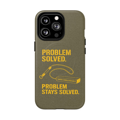 K-Factor Supply Co Problem Solved Tough Magnetic iPhone Case iPhone 13 Pro / Matte
