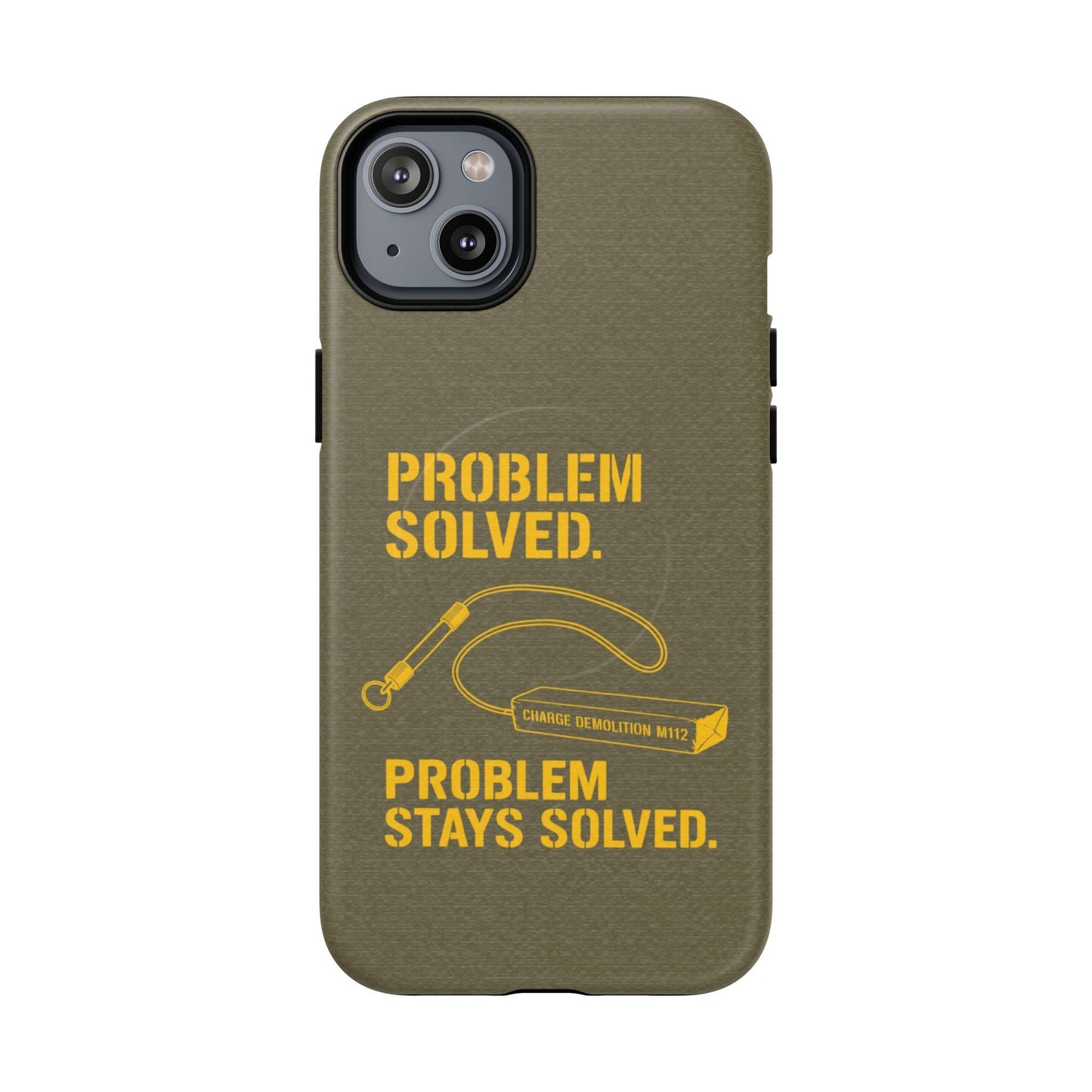 K-Factor Supply Co Problem Solved Tough Magnetic iPhone Case iPhone 14 Plus