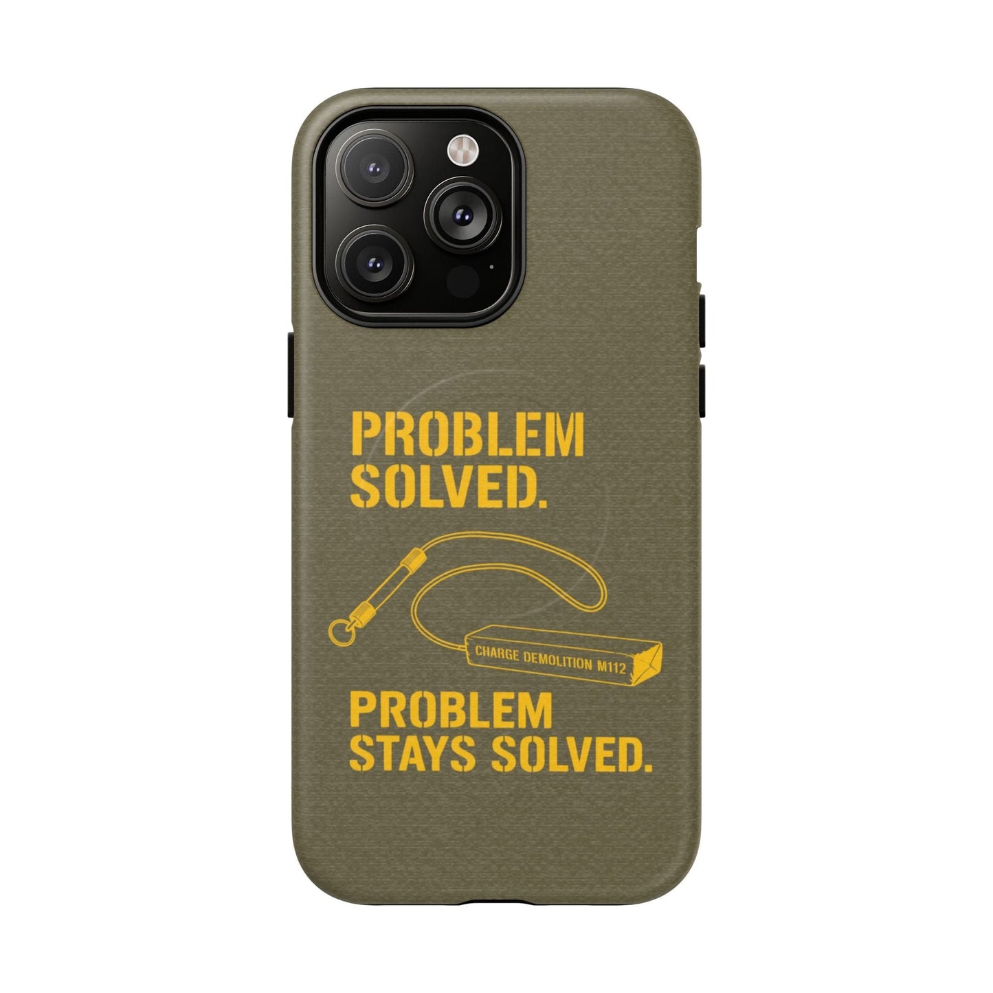 K-Factor Supply Co Problem Solved Tough Magnetic iPhone Case iPhone 14 Pro Max