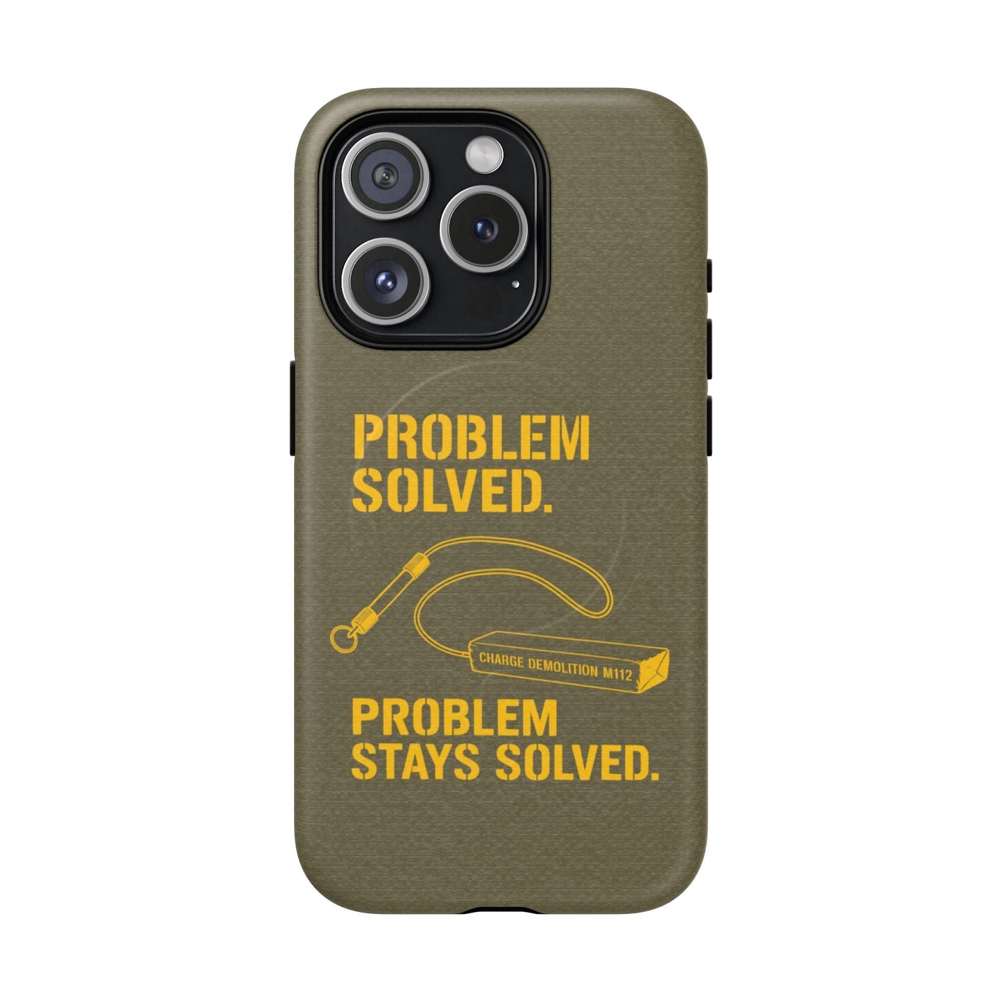 K-Factor Supply Co Problem Solved Tough Magnetic iPhone Case iPhone 15 Pro