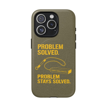 K-Factor Supply Co Problem Solved Tough Magnetic iPhone Case iPhone 15 Pro