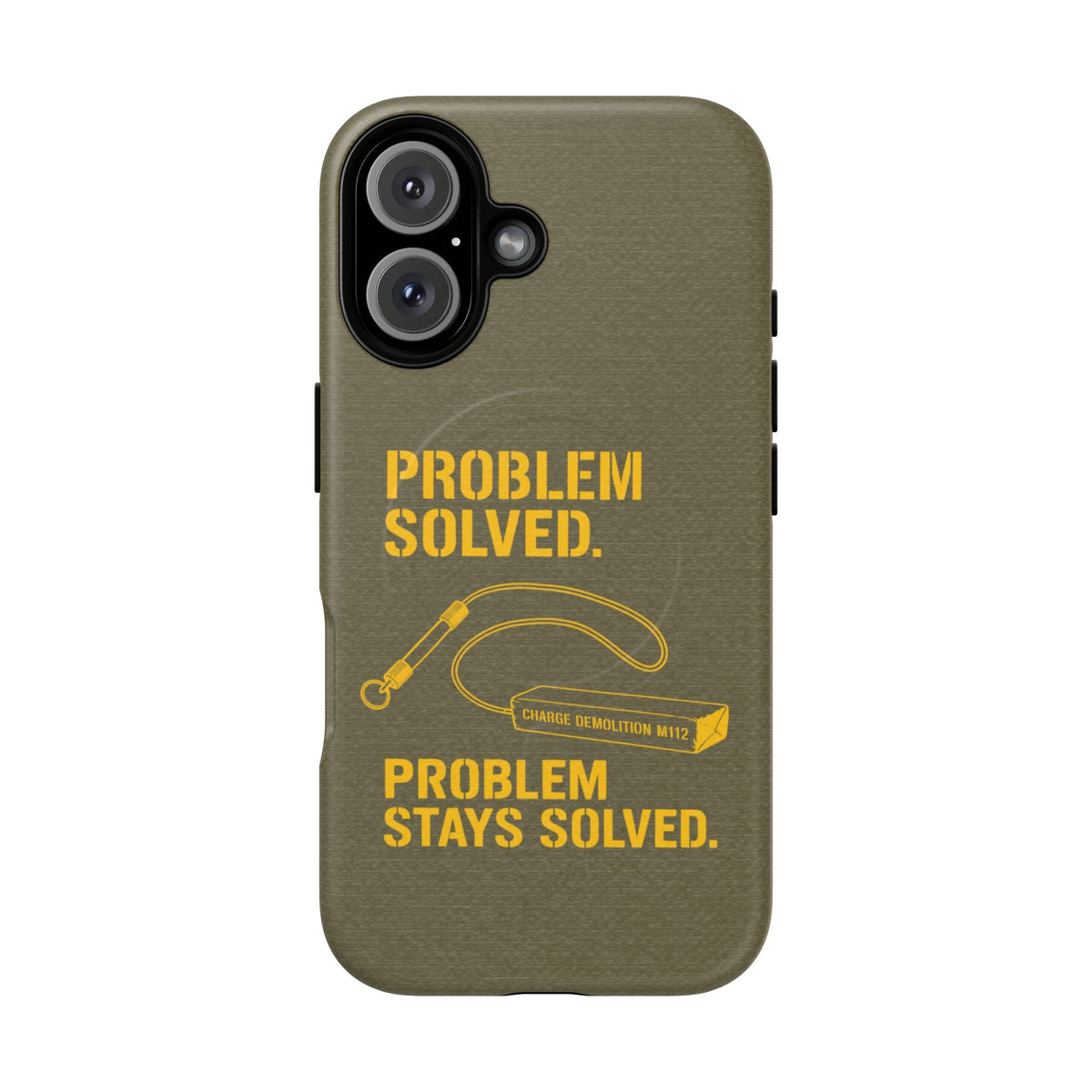 K-Factor Supply Co Problem Solved Tough Magnetic iPhone Case iPhone 16 / Matte