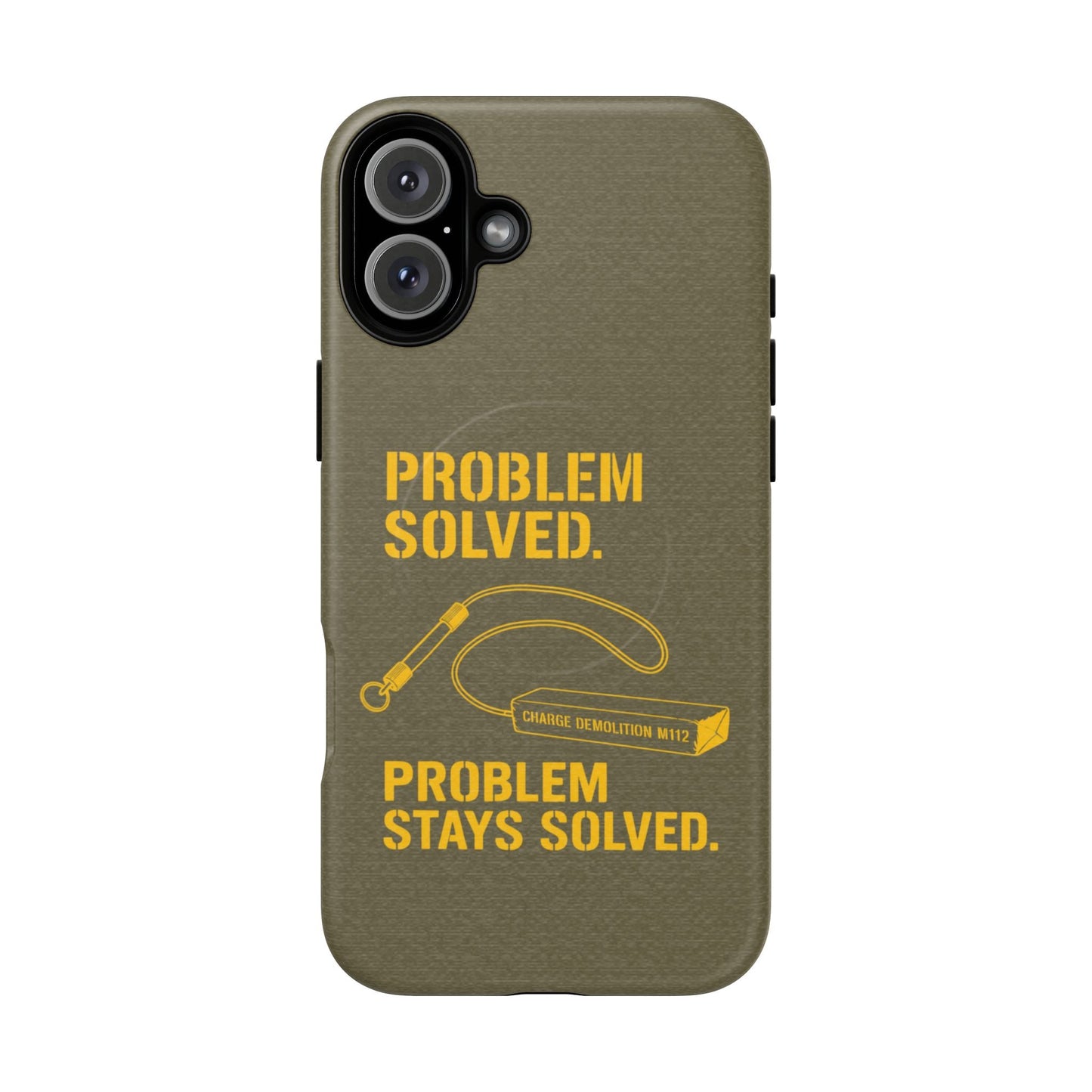 K-Factor Supply Co Problem Solved Tough Magnetic iPhone Case iPhone 16 Plus