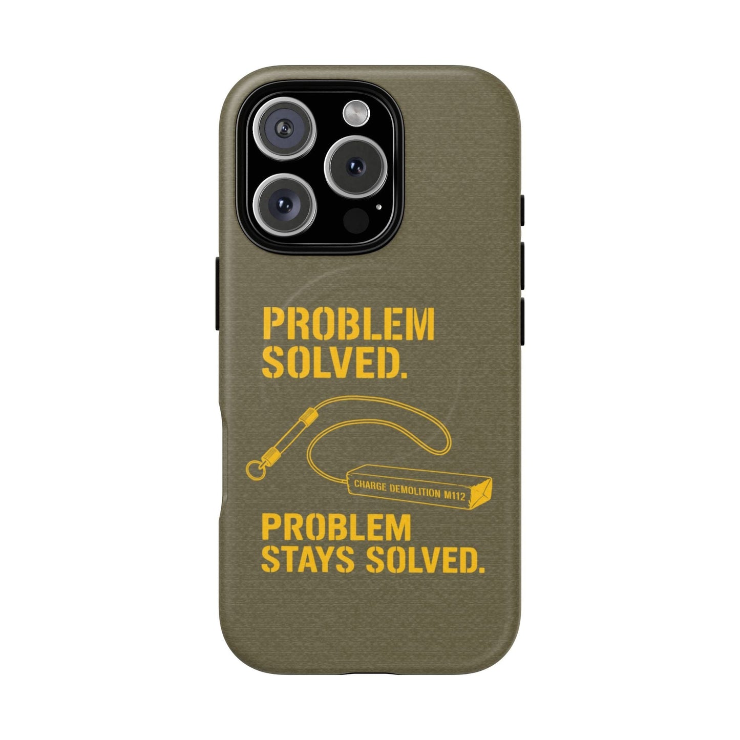 K-Factor Supply Co Problem Solved Tough Magnetic iPhone Case iPhone 16 Pro