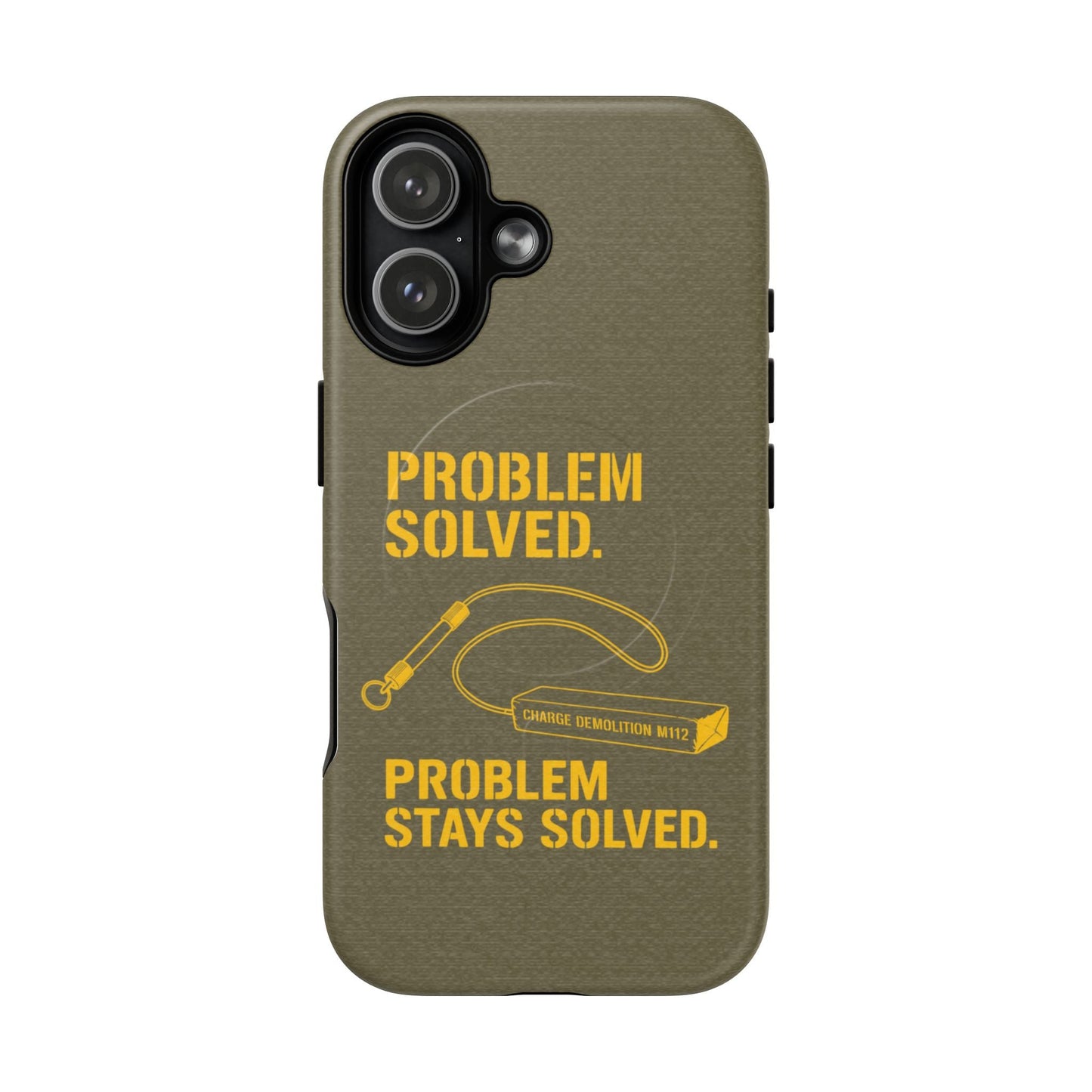 K-Factor Supply Co Problem Solved Tough Magnetic iPhone Case iPhone 17