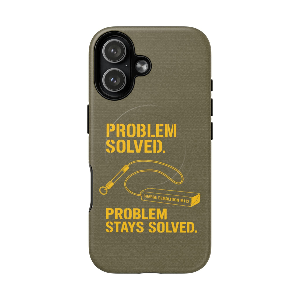 K-Factor Supply Co Problem Solved Tough Magnetic iPhone Case iPhone 17 / Matte