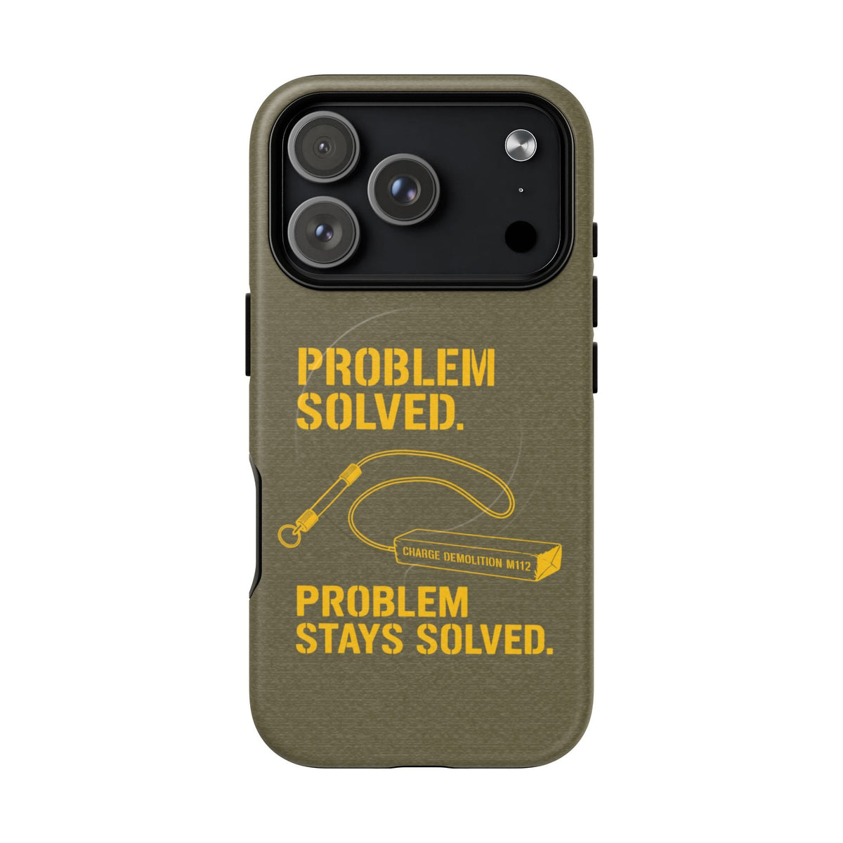 K-Factor Supply Co Problem Solved Tough Magnetic iPhone Case iPhone 17 Pro / Matte